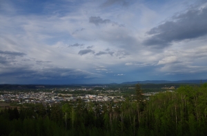 The view from UNBC over Prince George, BC. © Mia Bennett