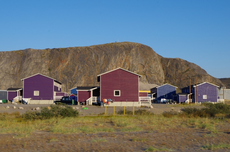 Houses in Kangerlussuaq, Greenland. © Mia Bennett, August 2014.